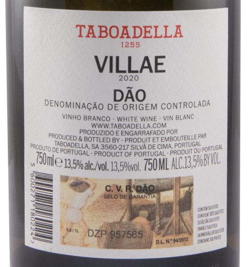 2020 Taboadella Villae branco