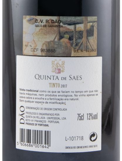 2017 Quinta de Saes Tobias red