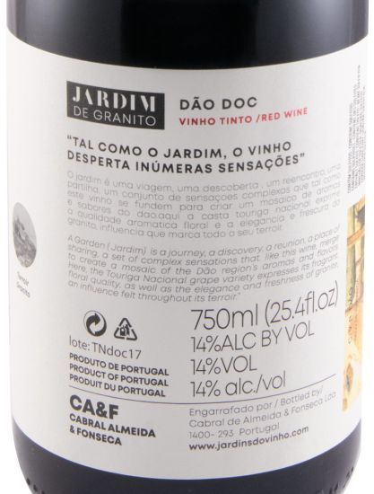 2017 Jardim de Granito Touriga Nacional tinto