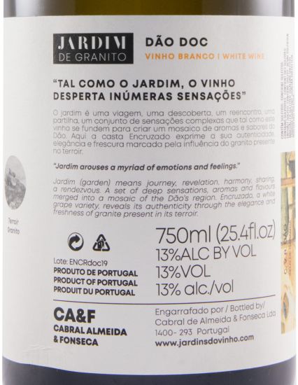 2019 Jardim de Granito Encruzado branco