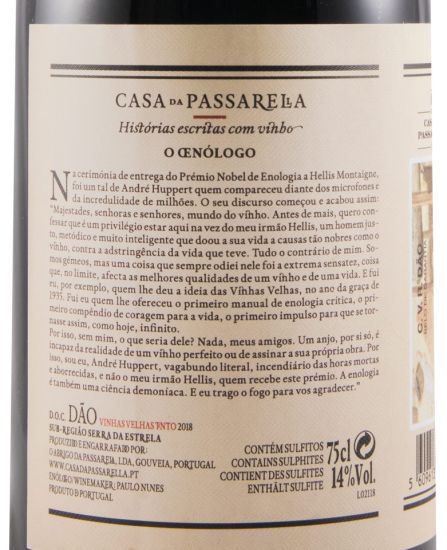 2018 Casa da Passarella O Oenólogo Vinhas Velhas tinto