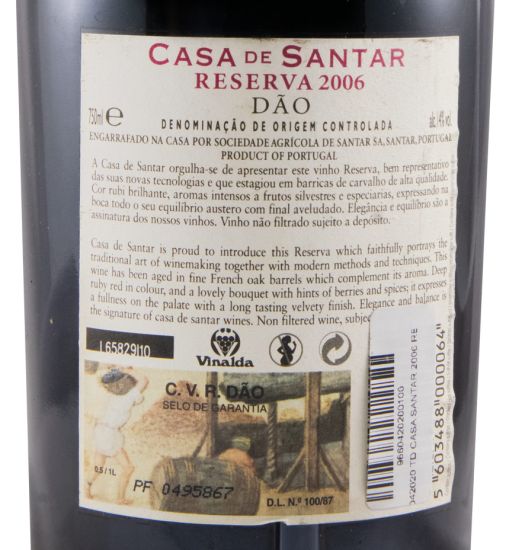 2006 Casa de Santar Reserva tinto