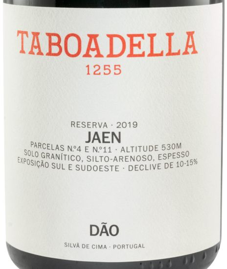 2019 Taboadella Jaen Reserva red
