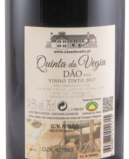 2017 Quinta da Vegia Solo Franco tinto