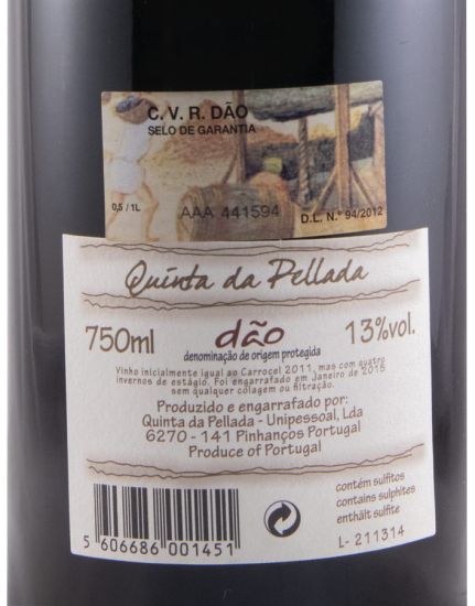 2018 Quinta da Pellada Carrocel red