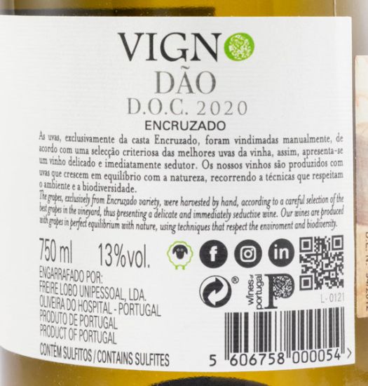 2020 Freire Lobo Vigno Encruzado white