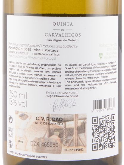 2020 Quinta de Carvalhiços Reserva branco