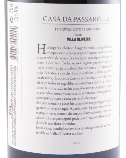 2018 Casa da Passarella Villa Oliveira Encruzado white