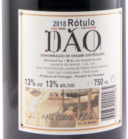 2018 Niepoort Rótulo red