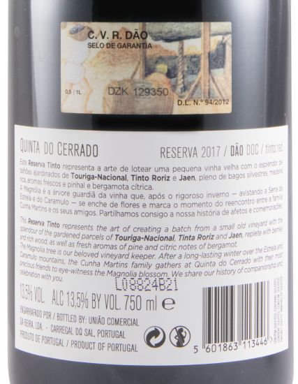 2017 Quinta do Cerrado Reserva red