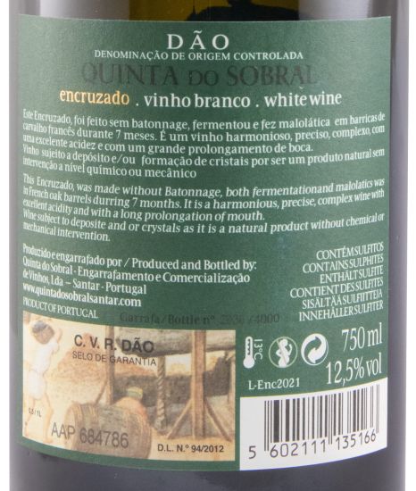 2021 Quinta do Sobral Encruzado white