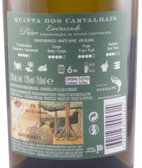 2021 Quinta dos Carvalhais Encruzado white