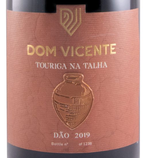 2019 Dom Vicente Touriga na Talha tinto (rótulo danificado)
