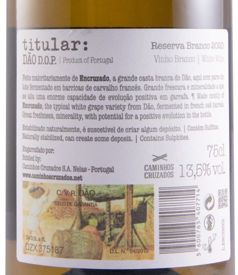 2020 Titular Encruzado Reserva white