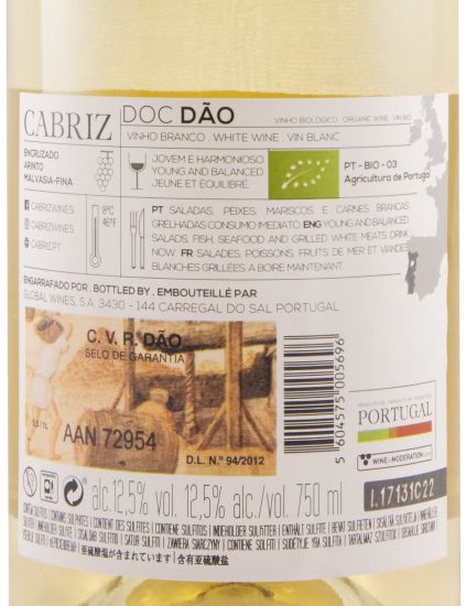 2021 Cabriz organic white