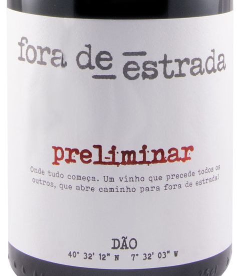 2020 Fora de Estrada Preliminar red (damaged label)