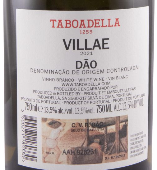 2021 Taboadella Villae white