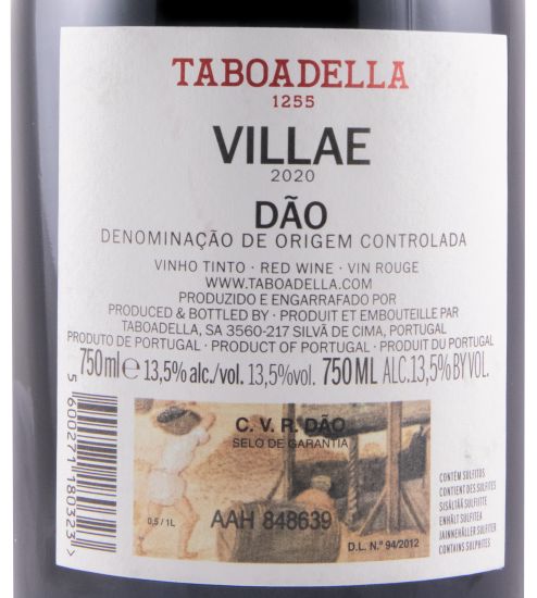 2020 Taboadella Villae tinto