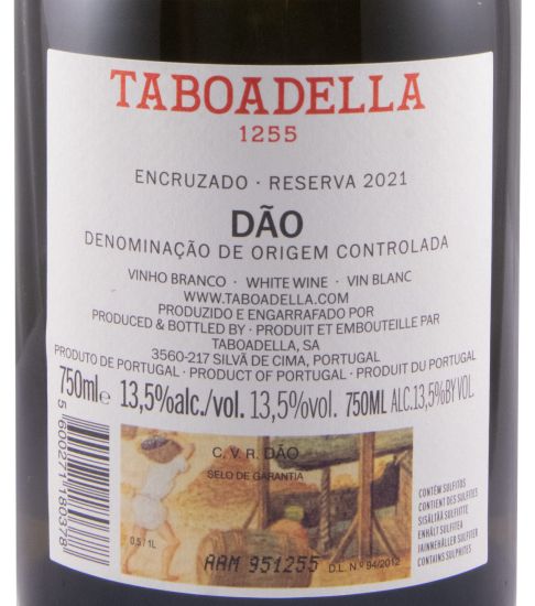 2021 Taboadella Encruzado Reserva branco