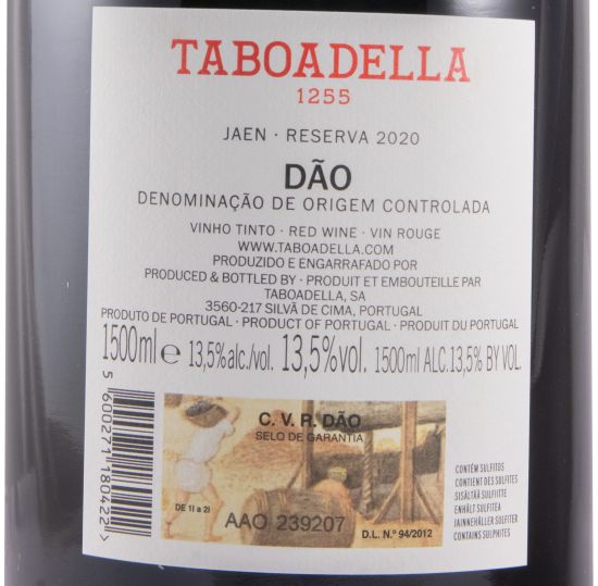 2020 Taboadella Jaen Reserva red 1.5L