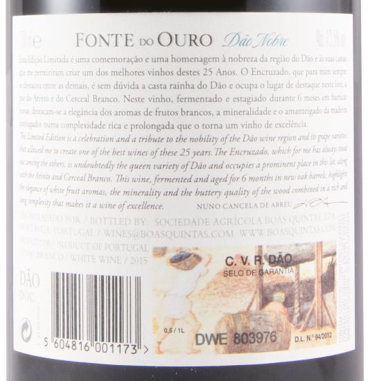 2015 Quinta Fonte do Ouro Dão Nobre Limited Edition white