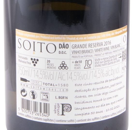 2016 Soito Grande Reserva white