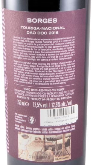 2016 Borges Touriga Nacional red