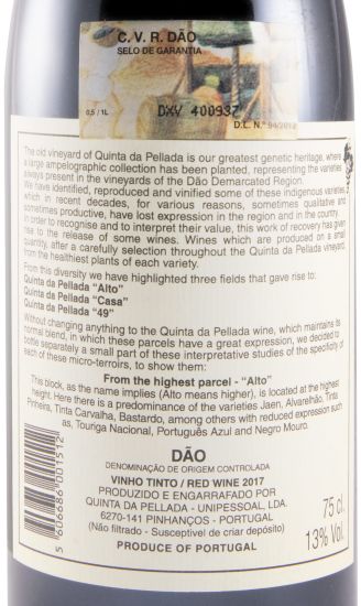 2017 Quinta da Pellada Alto red
