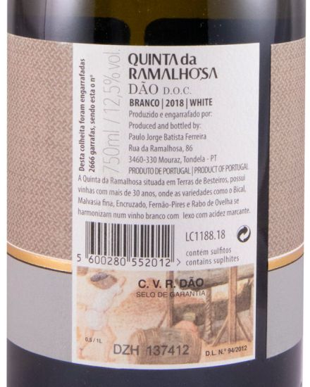 2018 Quinta da Ramalhosa Field Blend branco