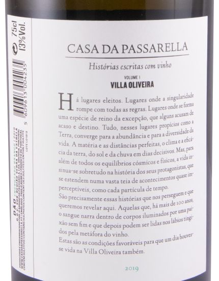 2019 Casa da Passarella Villa Oliveira Encruzado branco