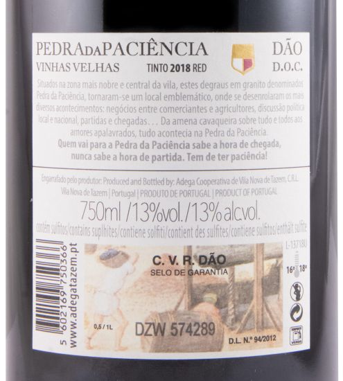 2018 Pedra da Paciência tinto