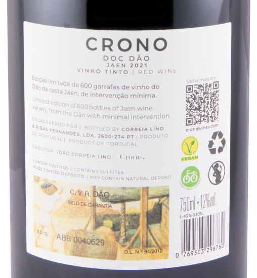 2021 Crono Jaen Edição Limitada tinto