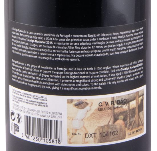 2015 UDACA Touriga Nacional red