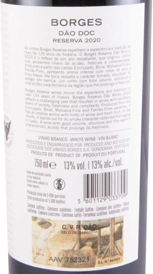 2020 Borges Reserva Dão branco