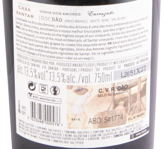 2019 Casa de Santar Vinha dos Amores Encruzado white