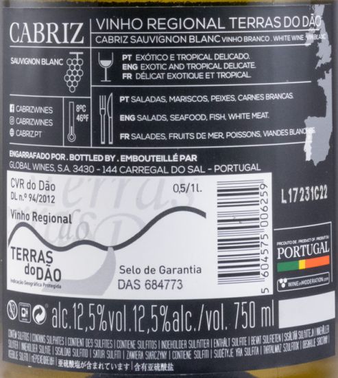 2021 Cabriz Sauvignon Blanc branco