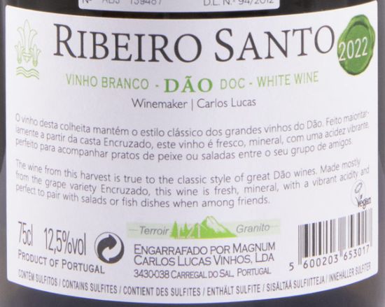 2022 Ribeiro Santo white