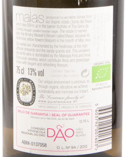 2022 Maias organic white