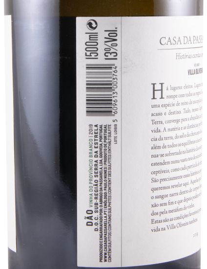 2019 Casa da Passarella Villa Oliveira Vinha do Províncio white 1.5L