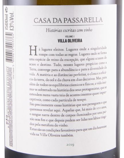 2019 Casa da Passarella Villa Oliveira Vinha do Províncio white 1.5L