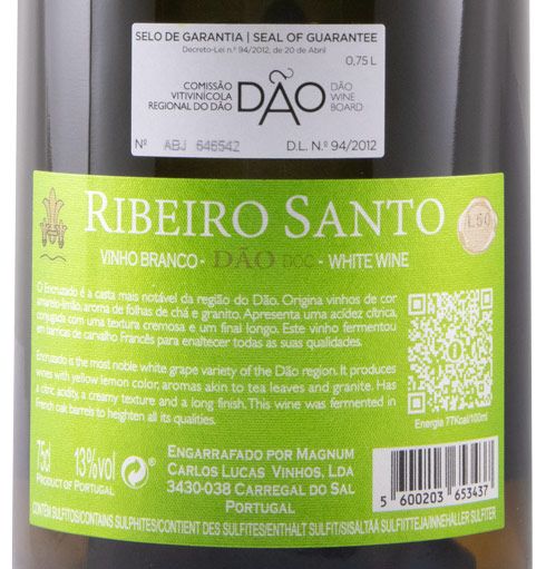 2023 Ribeiro Santo Encruzado branco
