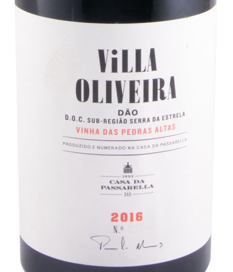 2016 Casa da Passarella Villa Oliveira Vinha das Pedras Altas red
