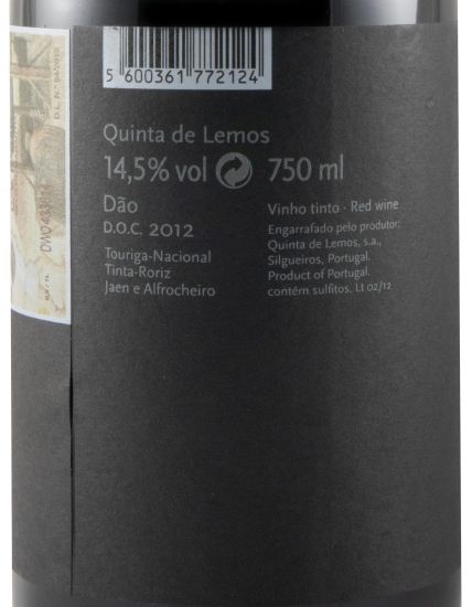 2012 Quinta de Lemos Dona Santana tinto