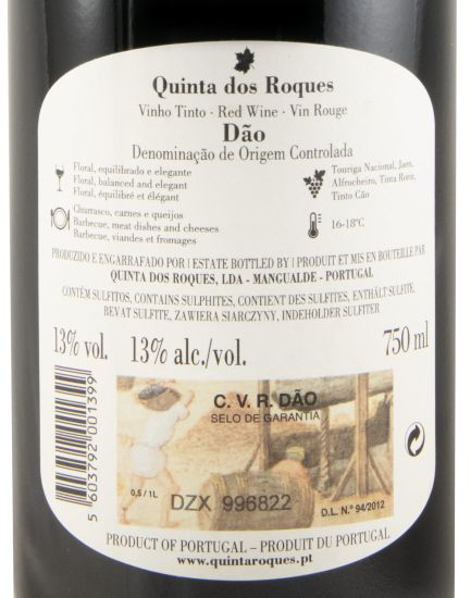 2020 Quinta dos Roques red