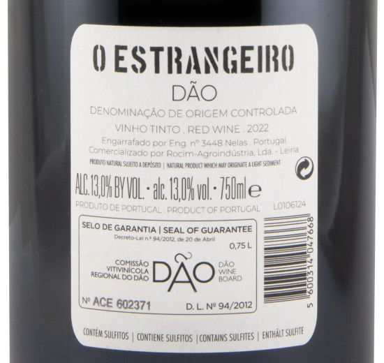 2022 Rocim O Estrangeiro red