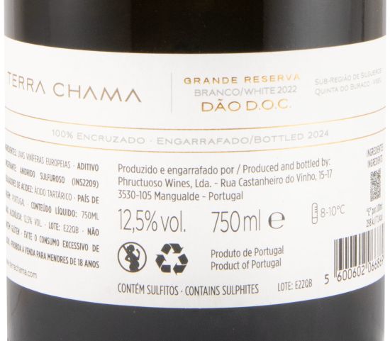 2022 Terra Chama Encruzado Grande Reserva branco