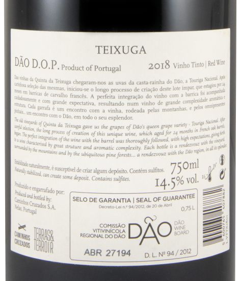 2018 Teixuga red