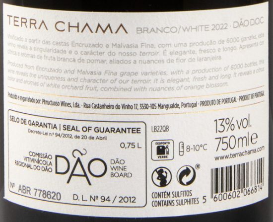 2022 Terra Chama white