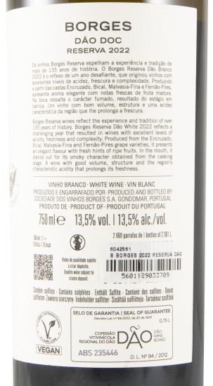 2022 Borges Dão Reserva white