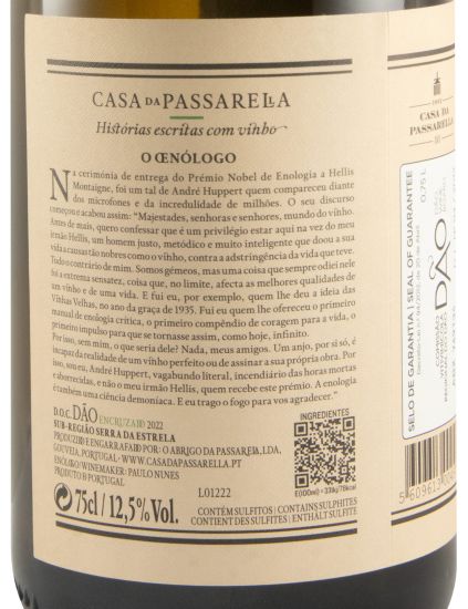 2022 Casa da Passarella O Oenólogo Encruzado branco